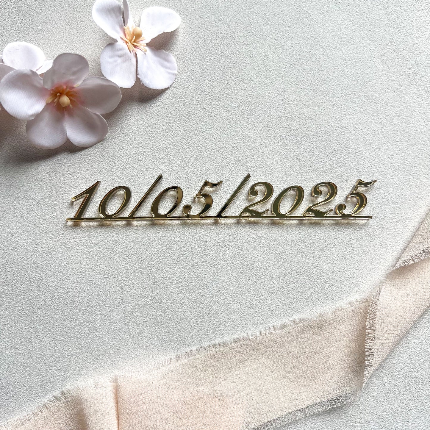 Topper : Date personnalisée