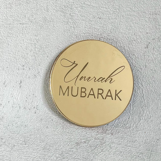 Cupcake topper : Umrah Mubarak LOT 10