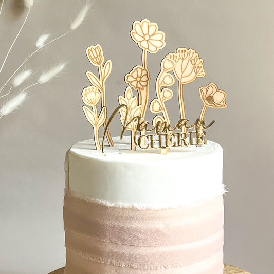 Cake topper LOT - Fête des Mères
