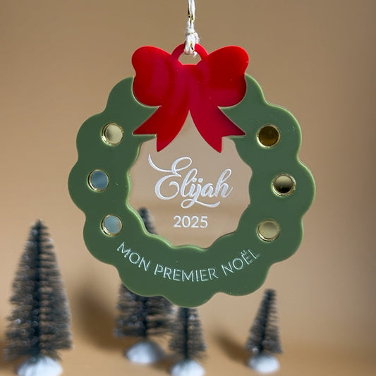 Suspension de Noël : Couronne de Noël