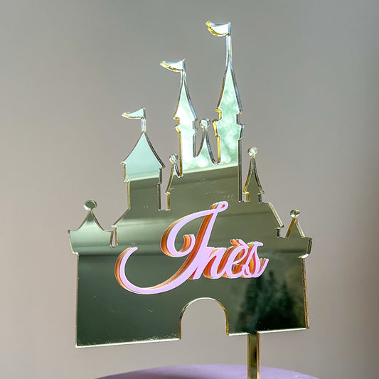 Topper Château et prénom