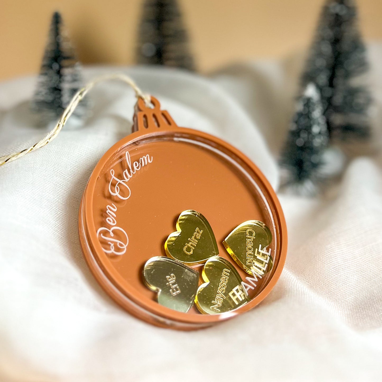 Boule de Noël : Famille