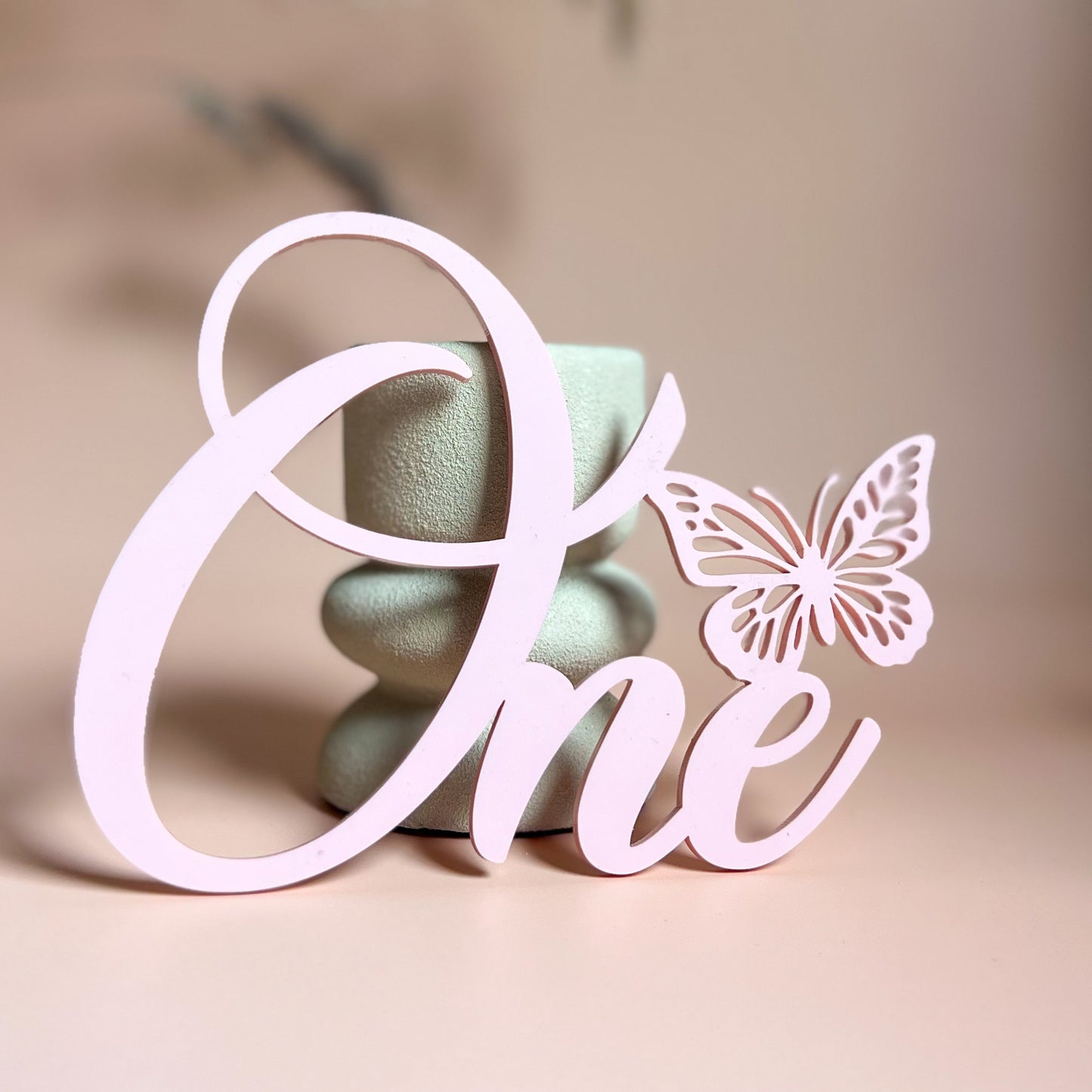 Topper “ONE” papillon