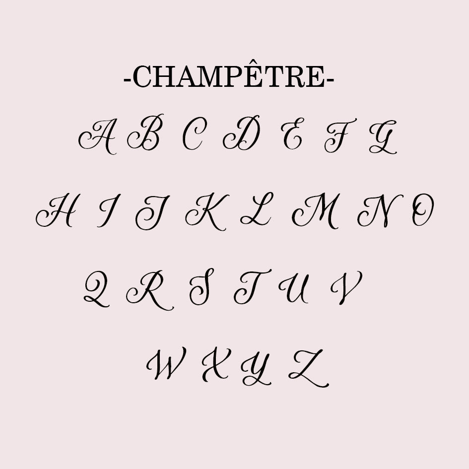 Topper : Initiales