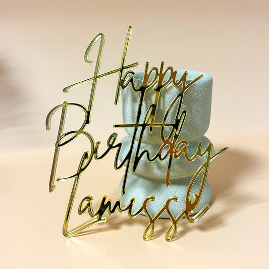 Toppe Happy Birthday modèle 2 (sans pic)