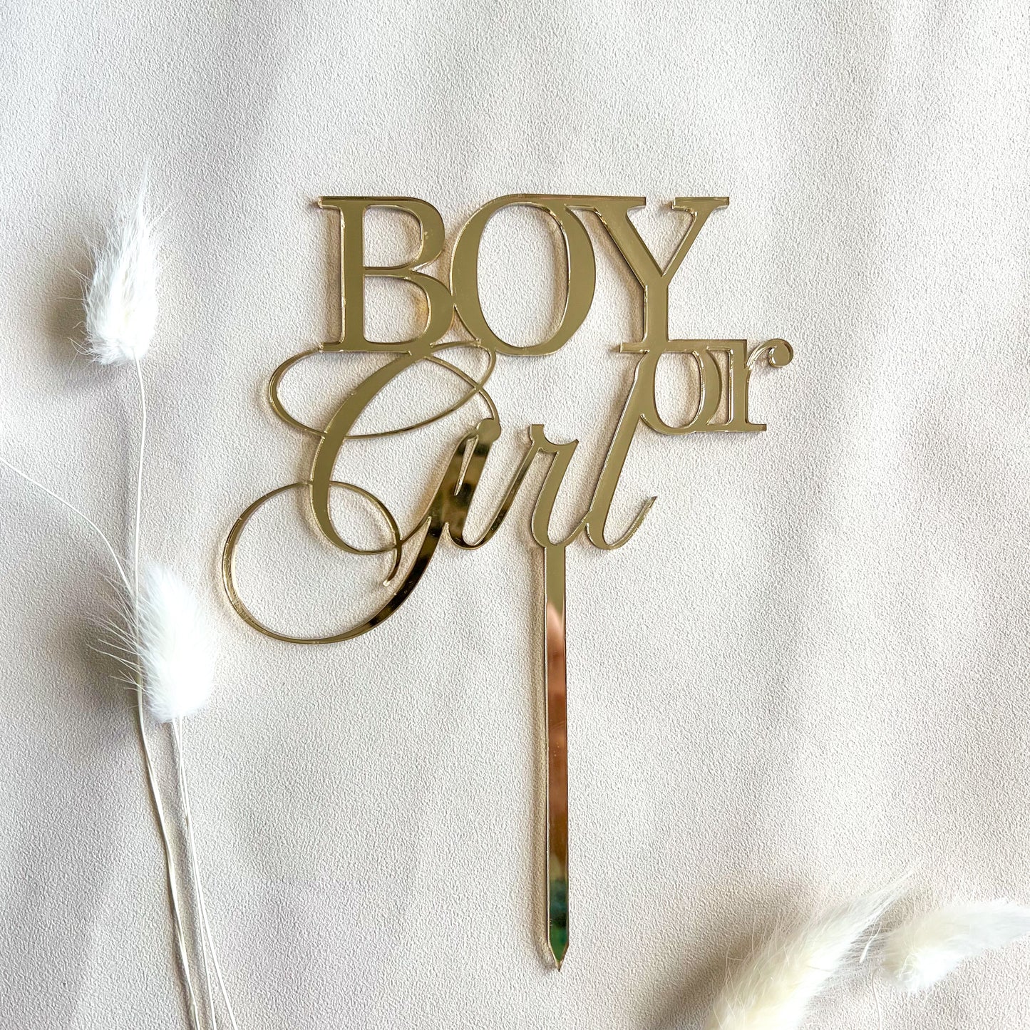 Cake Topper : Boy or Girl