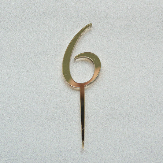Cake topper : chiffre