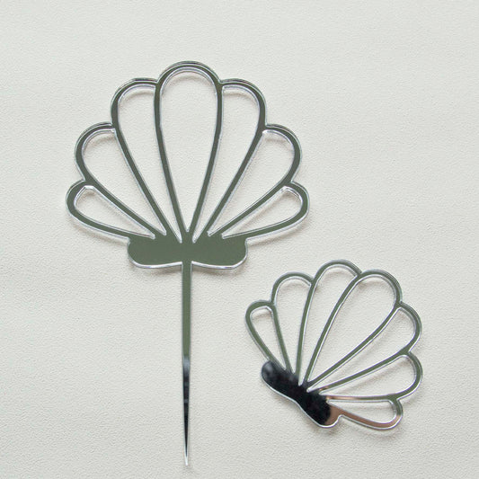 1 CAKE topper + 1 FACE mini : Coquillages
